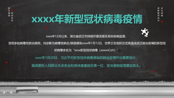 新冠病毒防护科普疫情防控PPT课件