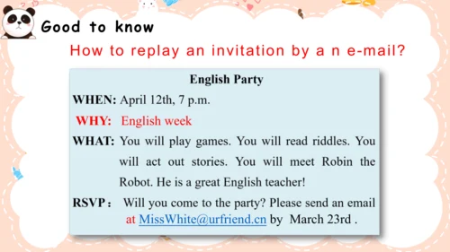 Unit3 My school calendar part B Read and write 课件(