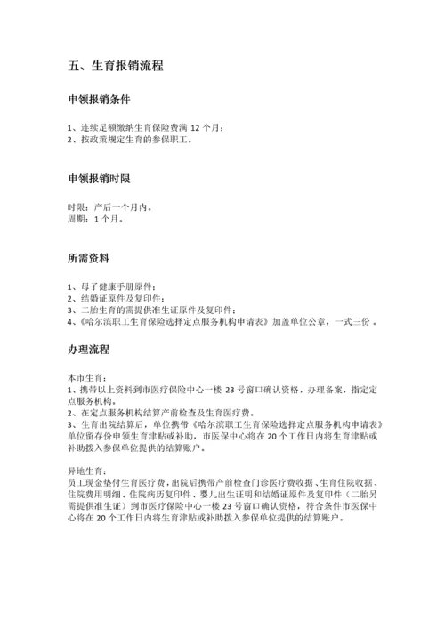 哈尔滨市五险一金办事指南.docx