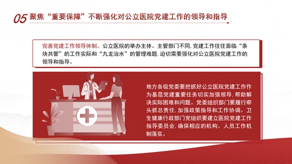 推动公立医院党建工作高质量发展PPT课件