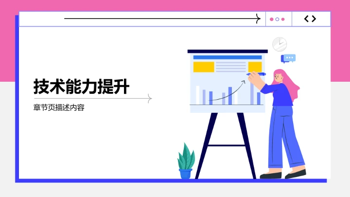 短期职业目标规划PPT模板