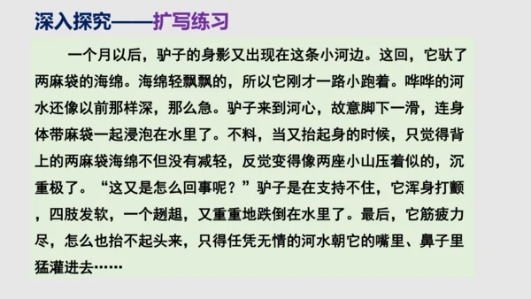 部编版九下语文第一单元写作《学习扩写》课件