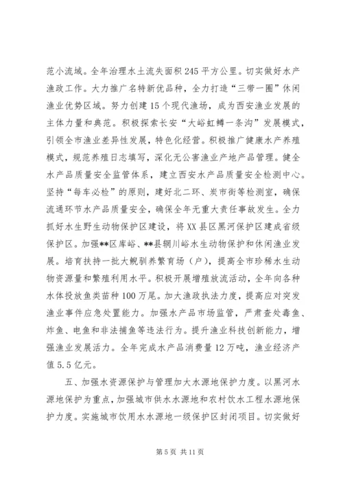 市水务局年度工作计划 (2).docx