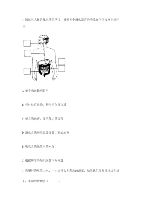 教科版四年级上册科学期末测试卷往年题考.docx