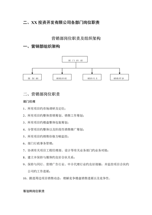 公司组织架构及岗位基本职责.docx
