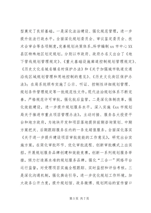 市规划局工作总结报告 (4).docx