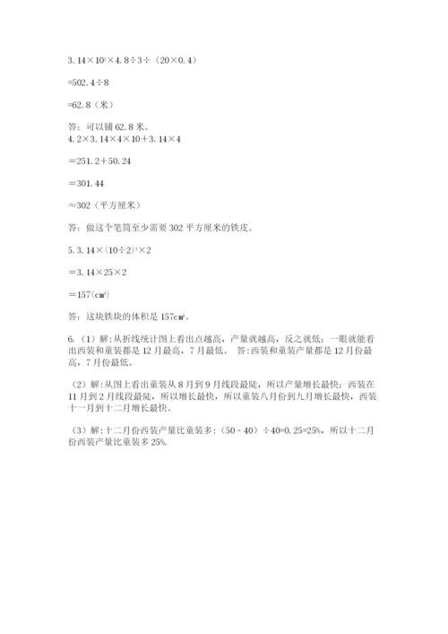 海南省【小升初】2023年小升初数学试卷（精选题）.docx