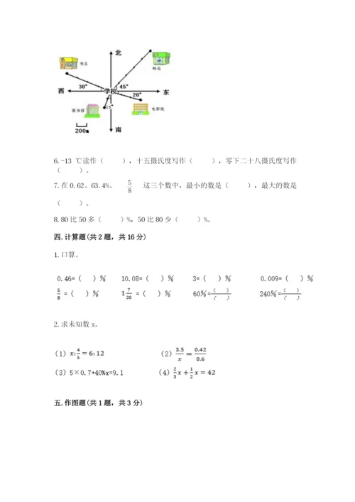人教版六年级下册数学期末测试卷带答案ab卷.docx