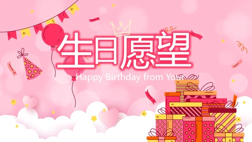 生日快乐生日派对纪念册动态PPT