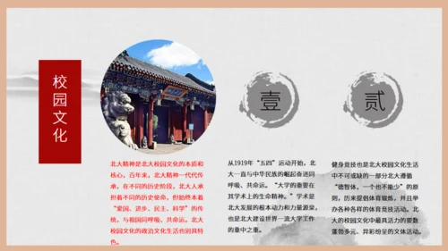 北京大学介绍通用PPT模板