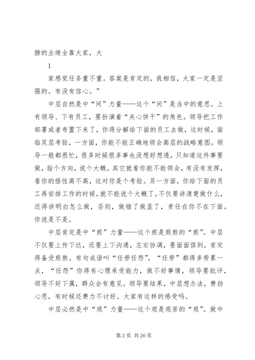 企业中层干部的角色认识与定位思考.docx