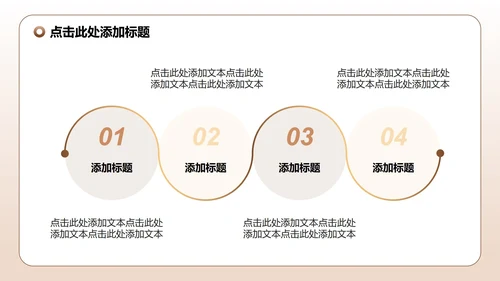 浅棕色简约风文献汇报毕业答辩PPT模板