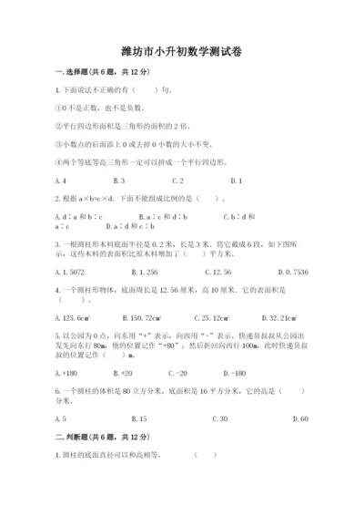 潍坊市小升初数学测试卷最新.docx