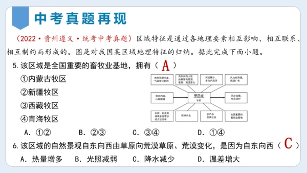 第八章 西北地区单元复习课件(共27张PPT)