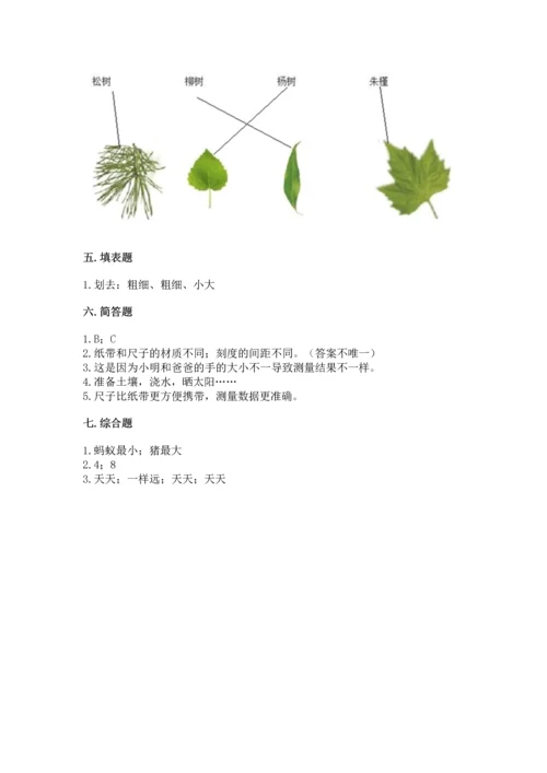 教科版科学一年级上册期末测试卷（能力提升）.docx