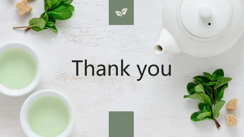 清新典雅绿茶果汁品牌茶文化宣传PPT模板