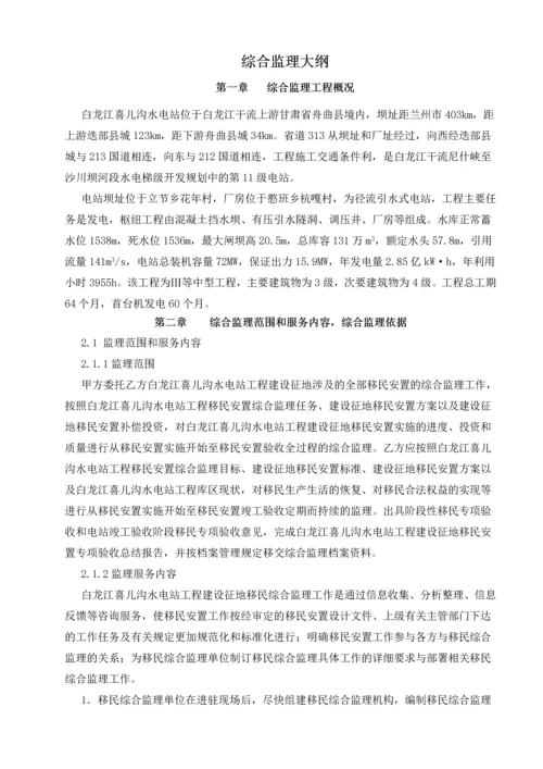 移民安置综合监理大纲.docx