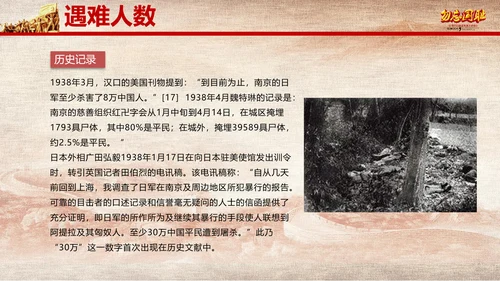 国家公祭日南京大屠杀纪念日教学PPT课件
