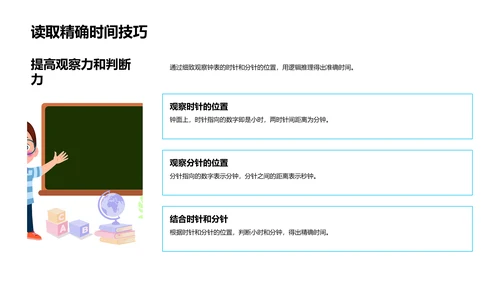 学习时间知识PPT模板