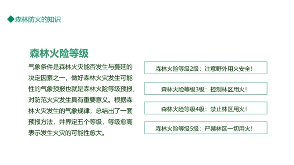 平安清明森林防火知识班会通用PPT模板