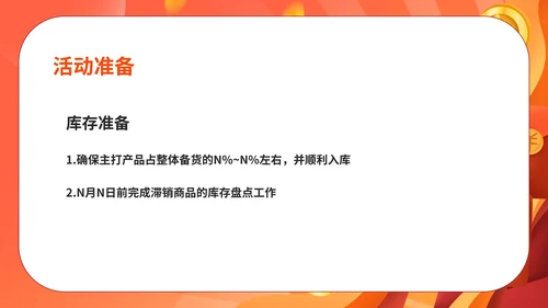 红色扁平风电商促销活动方案PPT模板