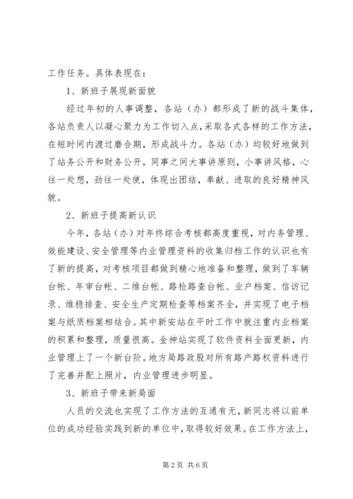 交通局目标管理责任制年度考核总结.docx