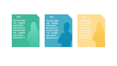 人物介绍页PPT模板