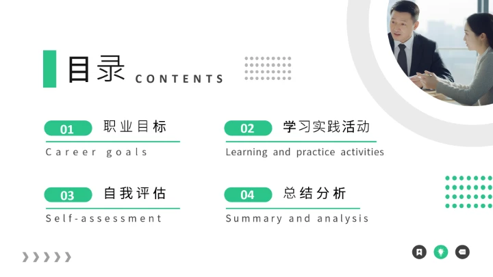 工商管理专业大学生求职个人能力综合展示职业生涯规划通用PPT模版