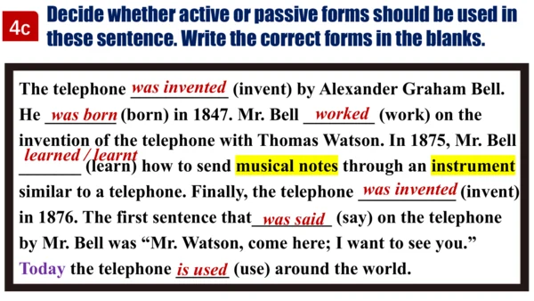 Unit 6 When was it invented Section A 2d-Grammar 被