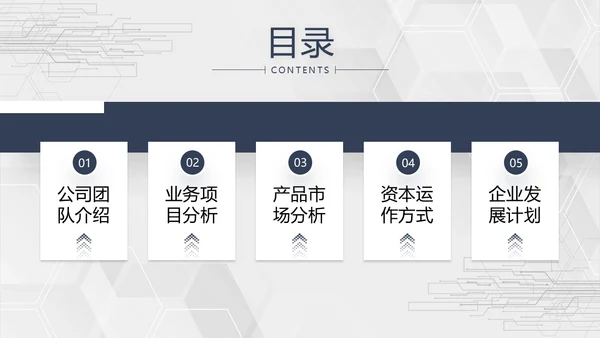 简约商业计划书PPT模板