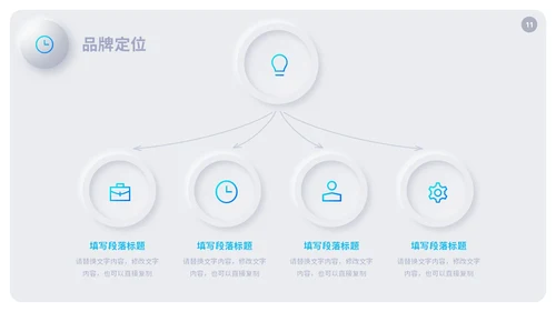 清新渐变新拟态风公司产品介绍新品宣传PPT