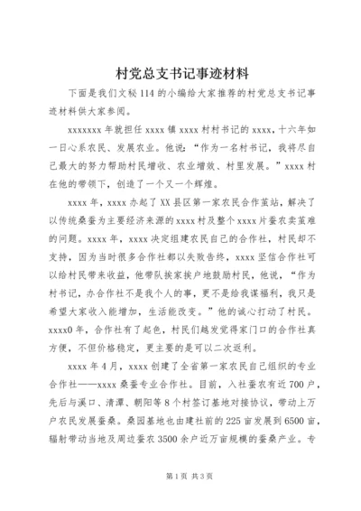 村党总支书记事迹材料 (3).docx