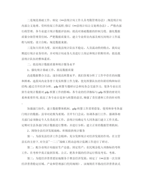 精编之乡镇统计半年度工作总结范文.docx