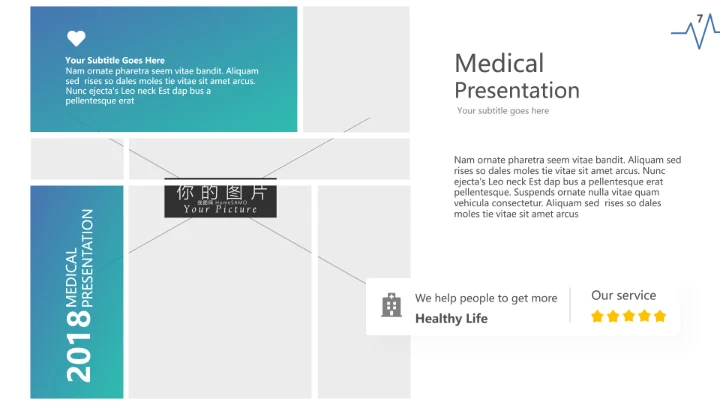 现代创意医学报告医院宣传医疗PPT模板
