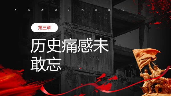 不忘历史南京大屠杀PPT模板