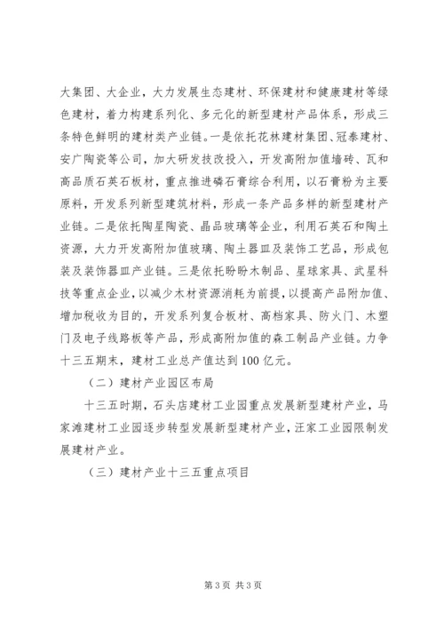 县建材产业调研报告.docx