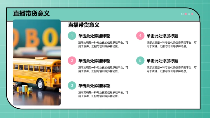 直播带货流程复盘PPT模板