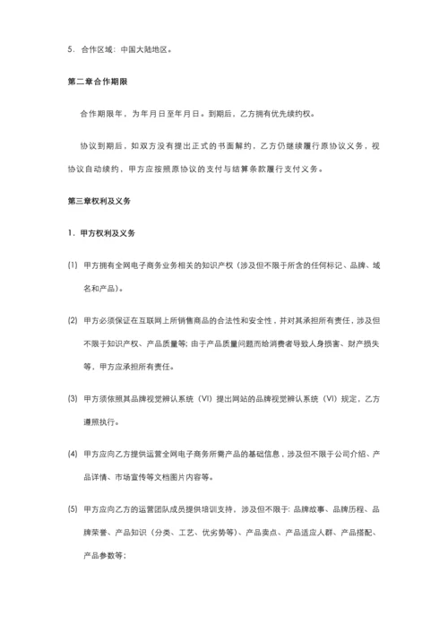 网站代运营合同模板.docx