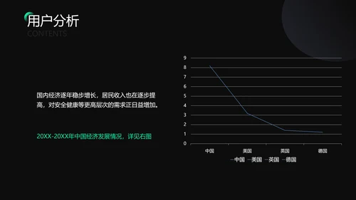 商务简约风绿色黑色跑步机商业计划书