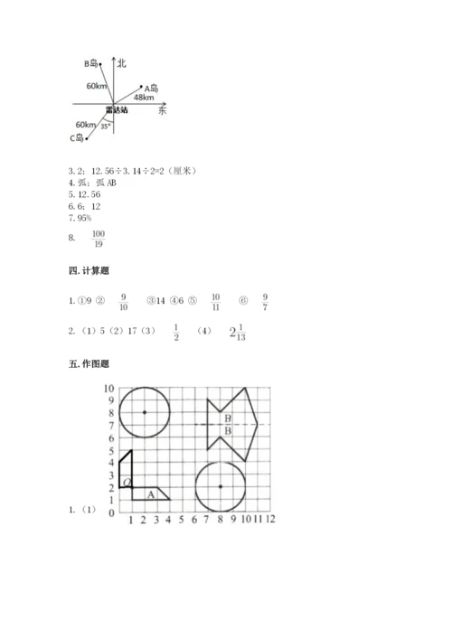 小学数学六年级上册期末卷附答案【夺分金卷】.docx