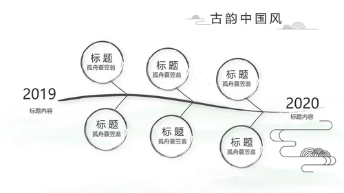大气中国风党风廉政文化工作总结PPT