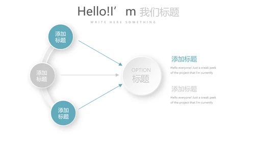 时尚微立体述职报告工作总结商务通用PPT动态模板
