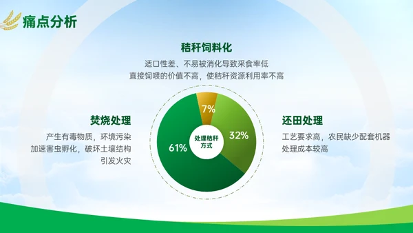 绿色大气农业项目汇报通用PPT模板