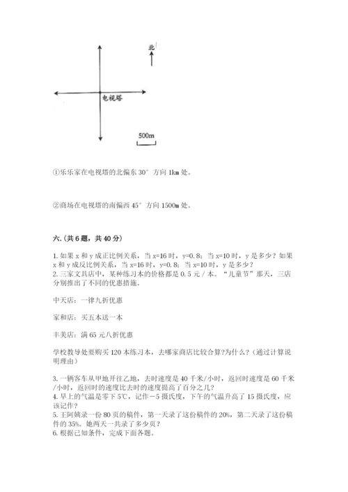 小学数学六年级下册竞赛试题精品（黄金题型）.docx