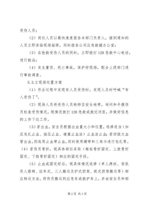 高处坠落事故现场处置方案.docx