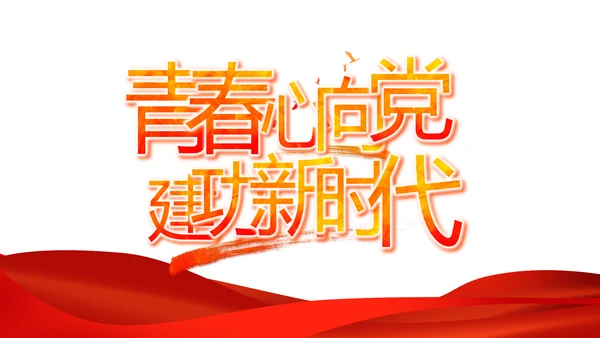 红色简约大气党建党支部工作总结PPT