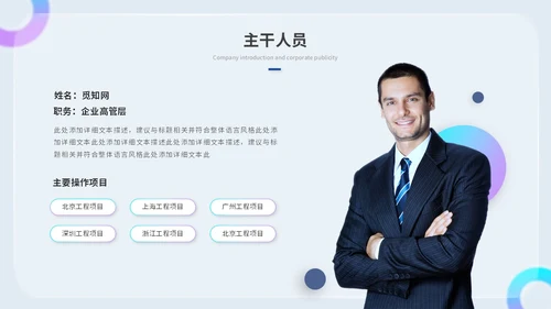 创意毛玻璃风产品介绍公司介绍商业计划书ppt模板