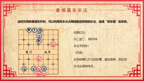 中国象棋比赛背景图通用PPT模板