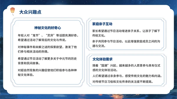 蓝色中国风传承文化+创新活动PPT模板