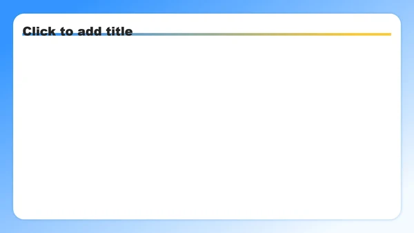 蓝黄色3D卡通风学生会自我介绍PPT主体模板
